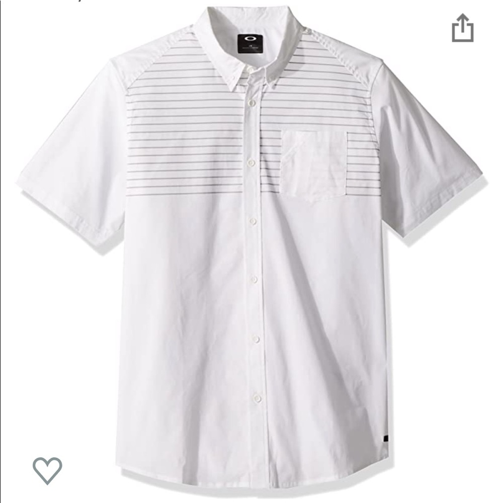 Oakley Men’s Short Sleeve Woven Shirt Button Down